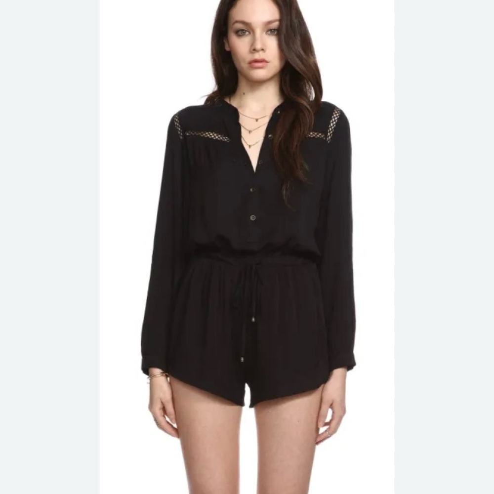 Heartloom - Elegant Black Romper